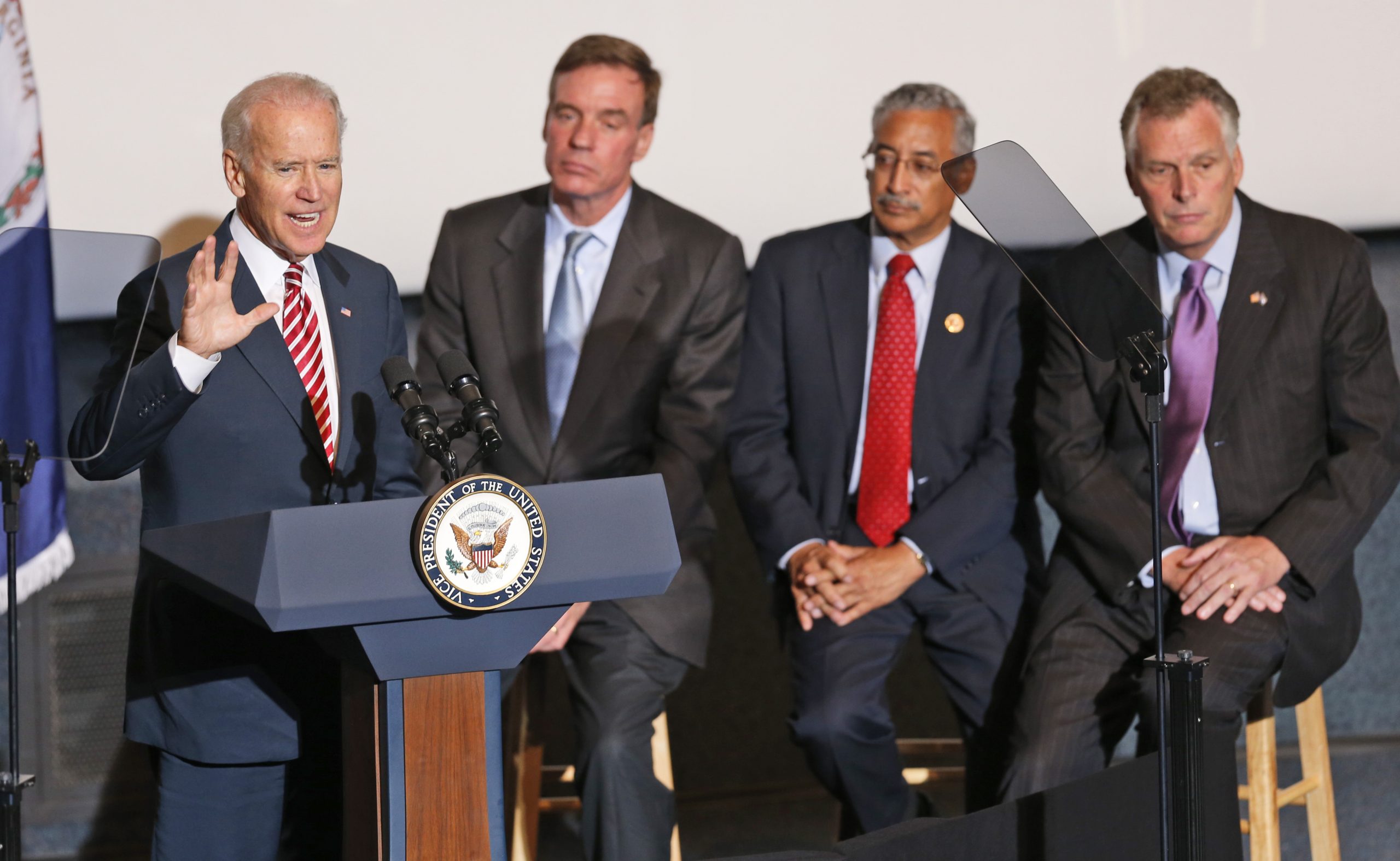 Vice President Biden makes appearance in Norfolk