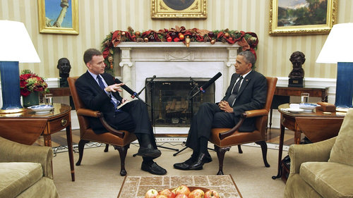 Obama says race relations helped by Ferguson, Garner cases