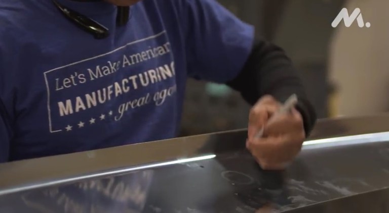 Staub Manufacturing Solutions worker wearing a 