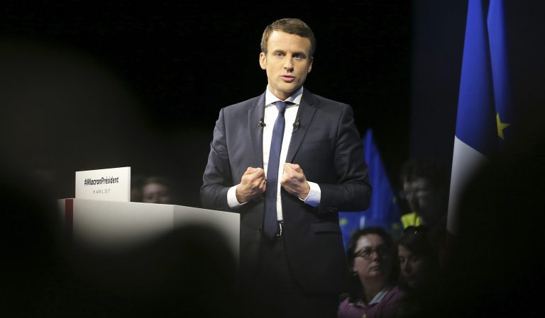 While Obama did not endorse Macron, spokesman Kevin Lewis said the two did talk about the campaign. (AP Photo/David Vincent)