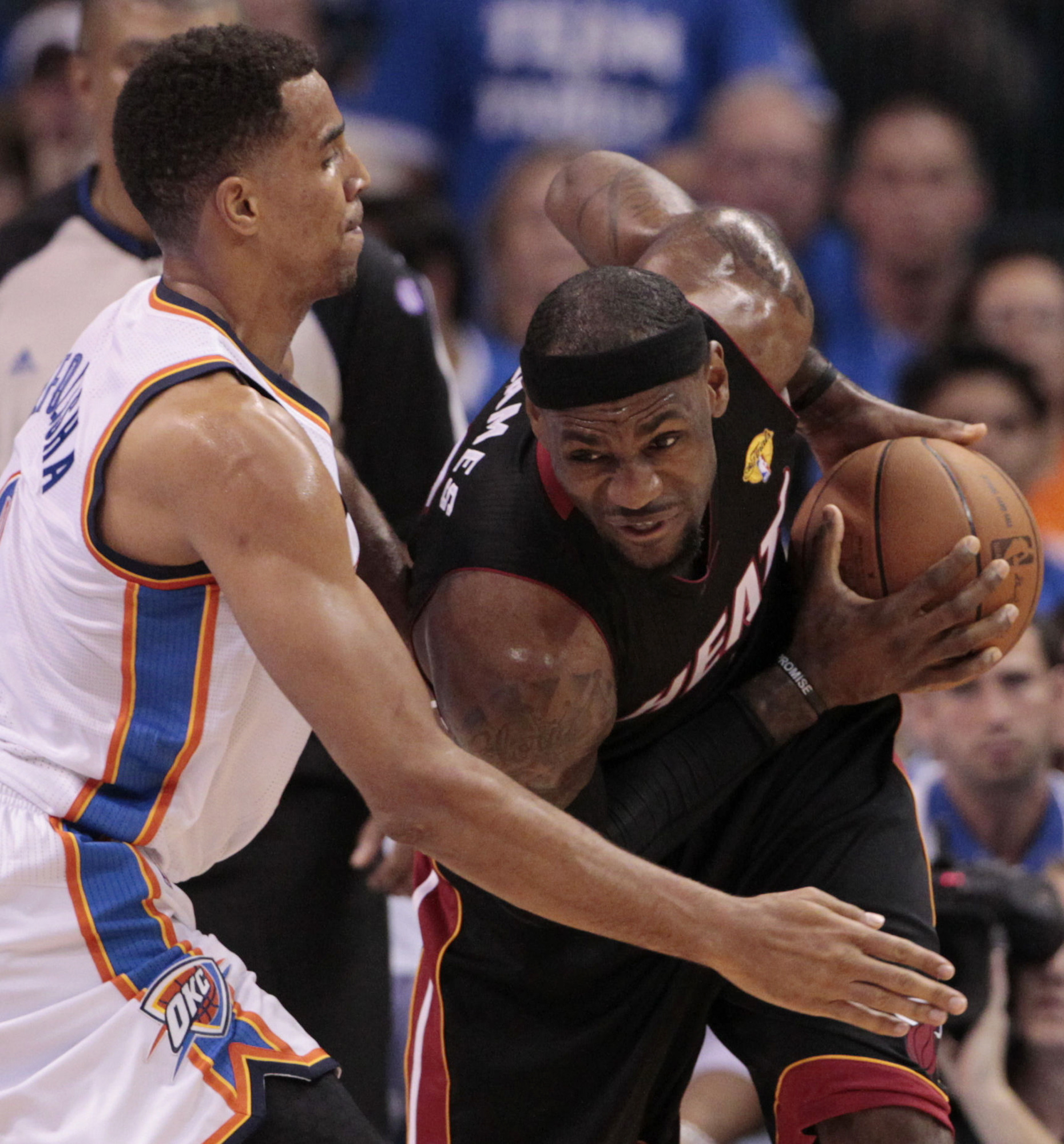 Heat survive Thunder rally for 100-96 win