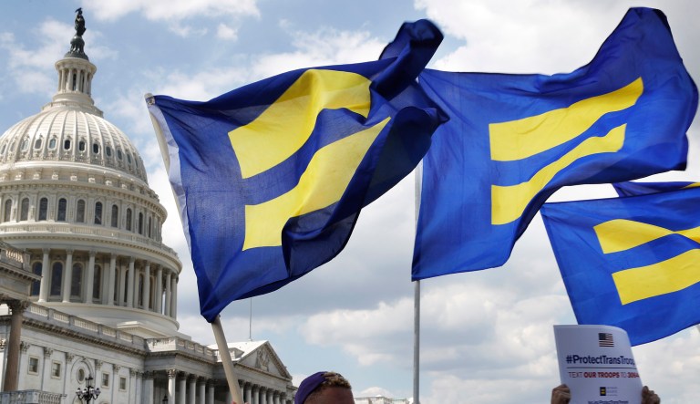 Congress can take legislative action in response to the president's ban. (AP Photo/Jacquelyn Martin)