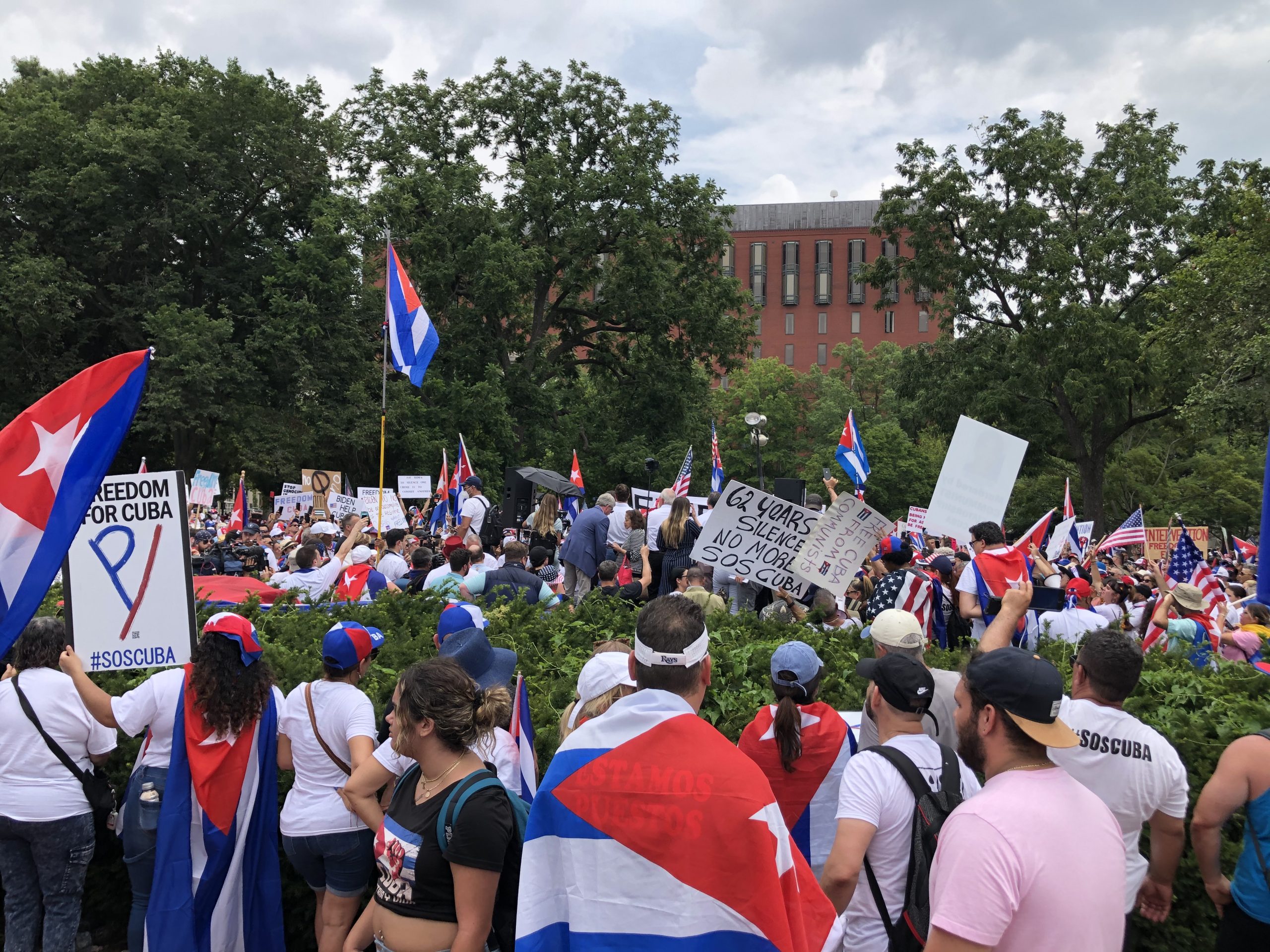 Cuba Lafayette Square protest 7-26-21