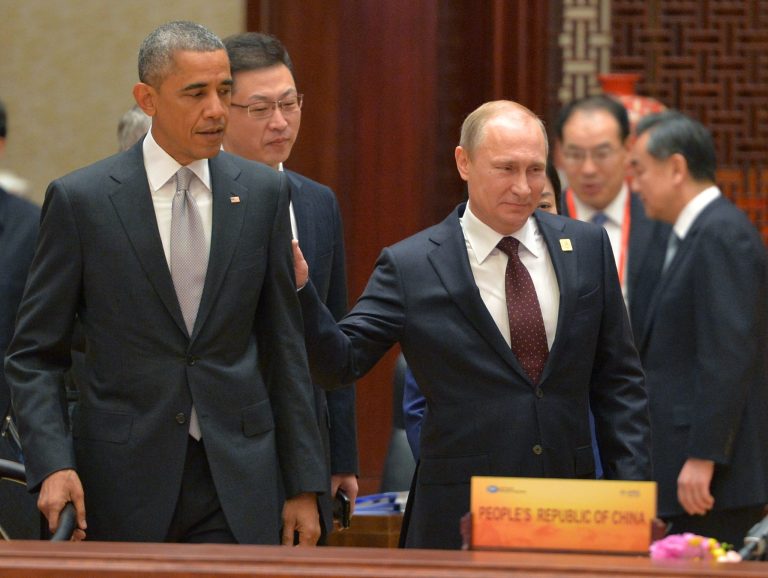 Russian President Vladimir Putin, right, and President Obama may be overseeing talks on Syria soon.Â (AP Photo/RIA Novosti, Presidential Press Service)