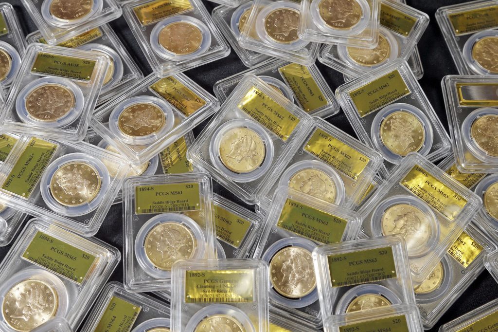 California couple’s buried gold coins go for sale