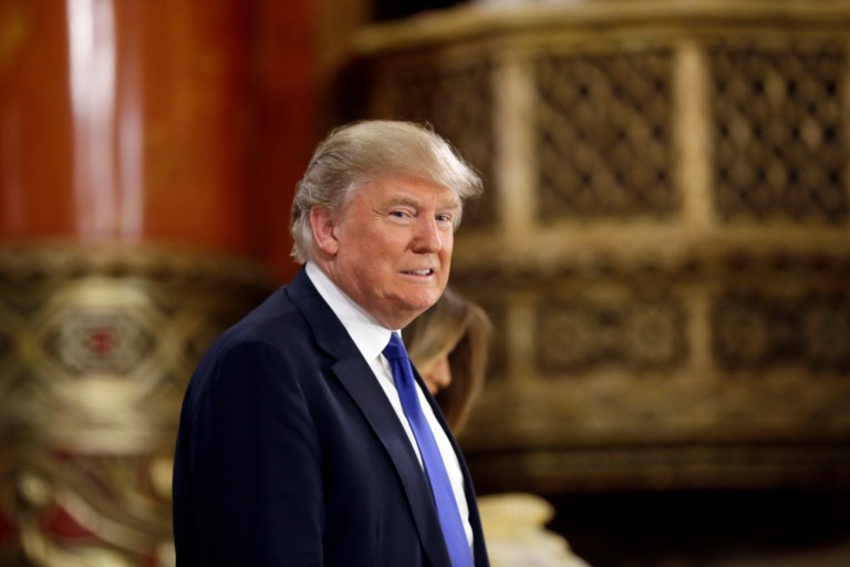 Republican presidential candidate Donald Trump said, Romney's an 