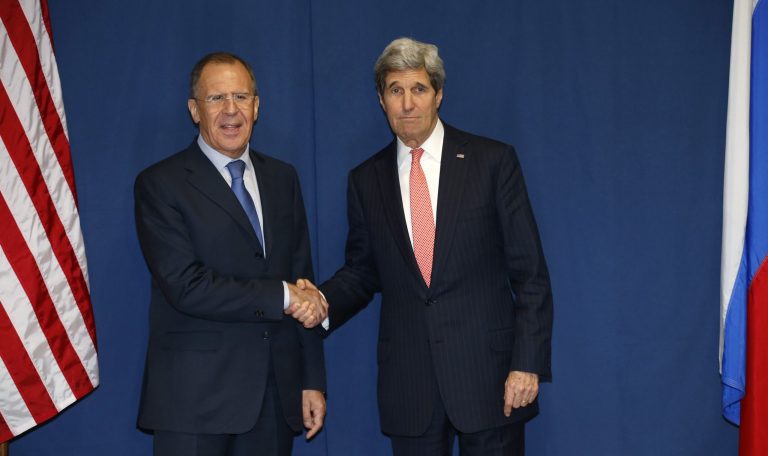 Secretary of State John Kerry talked to Russian Foreign Minister Sergey Lavrov on Saturday about the intensifying crisis, telling his counterpart that he wanted to see 