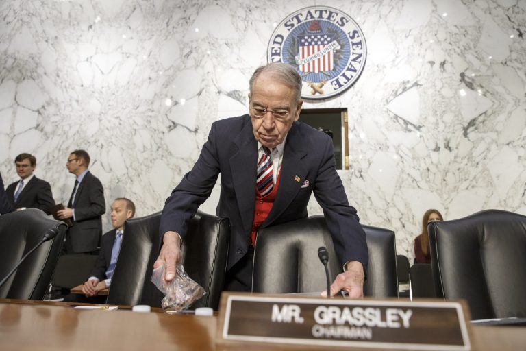 Senate Judiciary Committee Chairman Sen. Charles Grassley, R-Iowa. (AP Photo/J. Scott Applewhite)