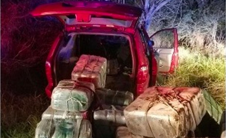 An inspection of the van yielded 1,380 pounds of marijuana, which have an estimated U.S. street value of more than $1 million, according to U.S. Customs and Border Protection. (Customs and Border Protection)