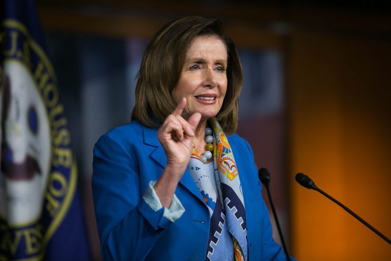 Pelosi blamed the GOP's 