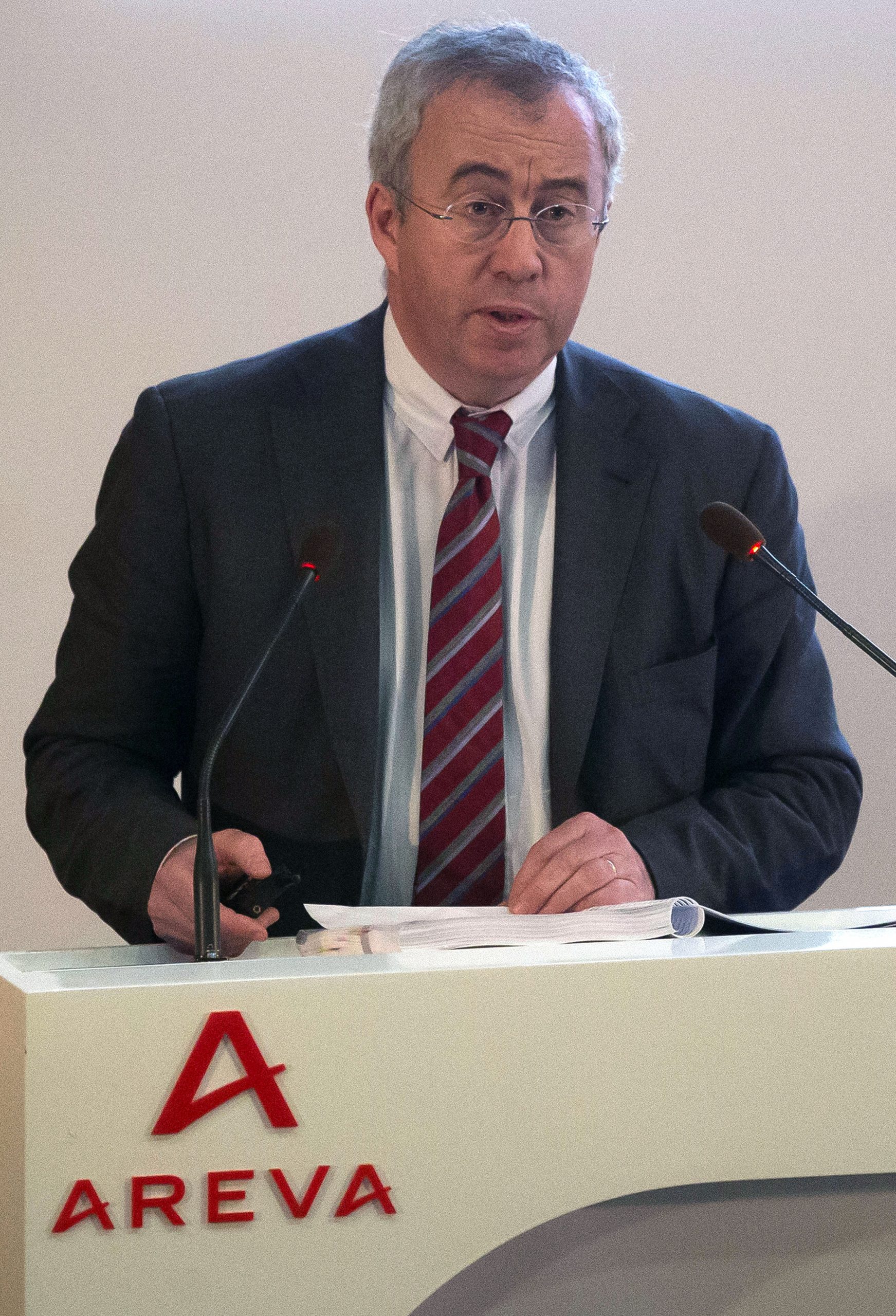 Citing illness, CEO of France’s Areva steps down