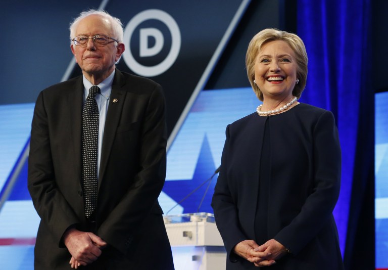The defining issue of the Democratic presidential race may now be: Is there still a Democratic presidential race? (AP Photo/Wilfredo Lee)