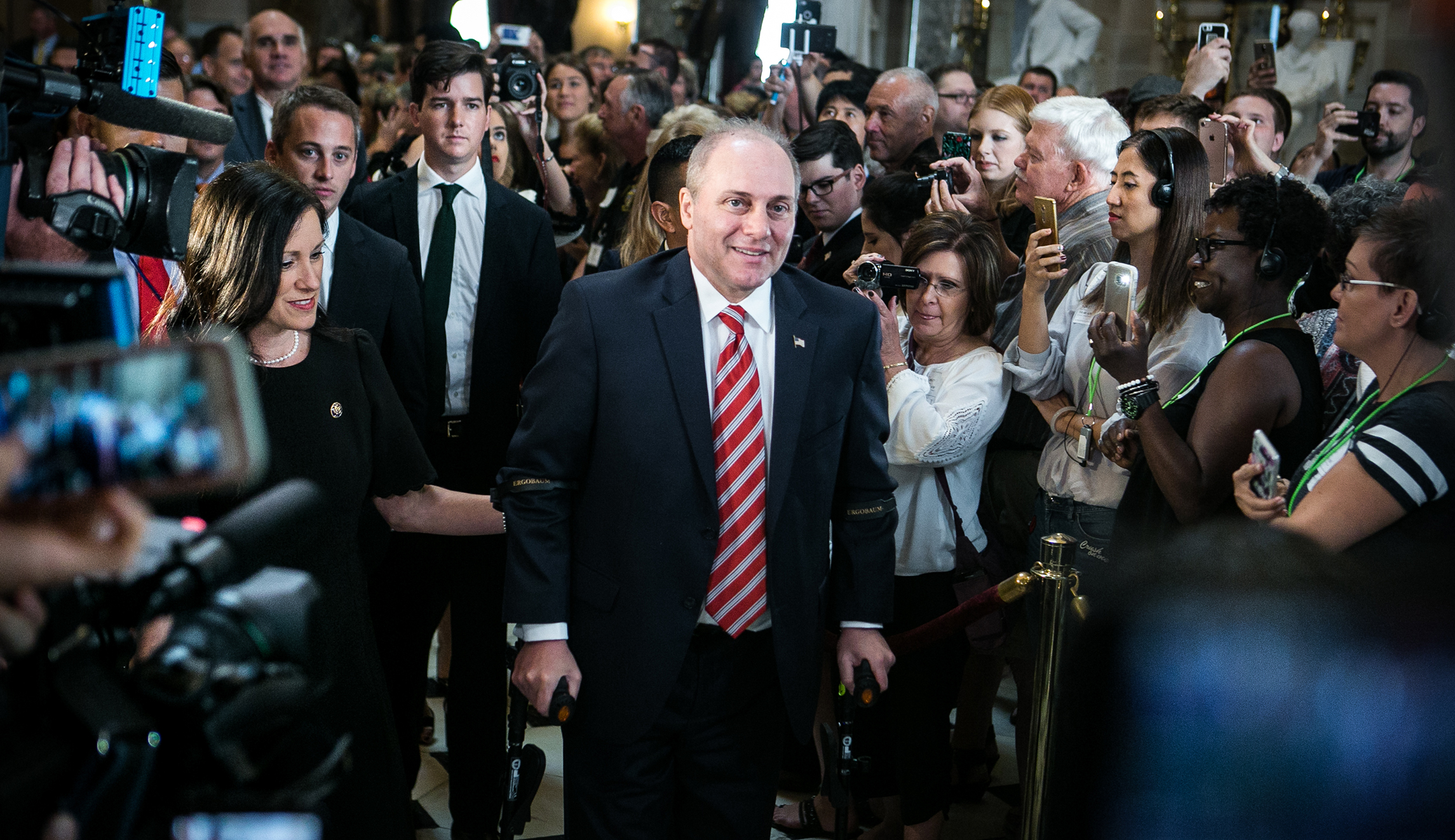 Steve Scalise returns after baseball shooting: ‘Miracles really do happen’