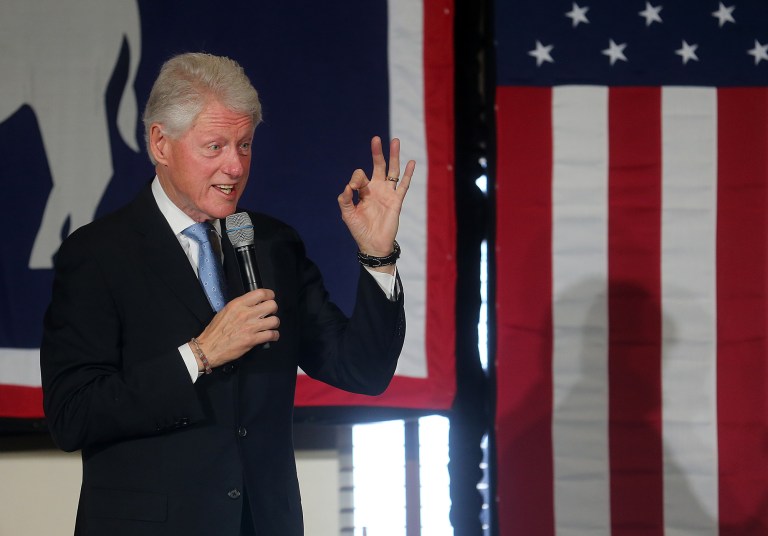 Former President Bill Clinton has said that Bernie Sanders would not have levied some of the charges that he has against Hillary Clinton if she were male. (Blaine McCartney/The Wyoming Tribune Eagle via AP, File)