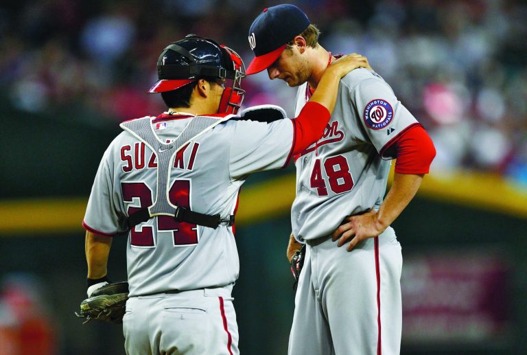 Matt York/AP
Washington Nationals pitcher Ross Detwiler was sick on Sunday and allowed four earned runs and three hits.