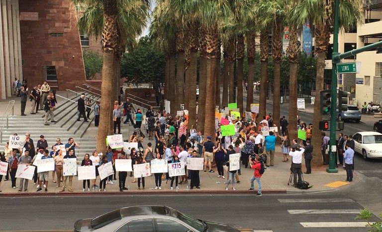 The Nevada Supreme Court declared on Thursday that the state's groundbreaking school choice law is constitutional, but it suspended the program until a new funding mechanism can be found. (AP Photo/Ken Ritter)