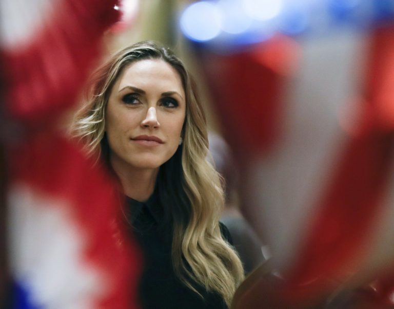 Lara Trump, daughter-in-law of President Donald Trump, is leading fights on several fronts for animal advocates. (AP Photo/Mike Groll)