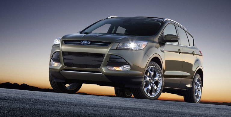   FILE- This undated product file image provided by the Ford Motor Co. shows the 2013 Ford Escape. The newly redesigned Ford Escape arrives at dealerships June 2012 and Ford Motor Co. says it has high hopes that it will finally surpass its longtime rival, the Honda CR-V. (AP Photo/Ford Motor Co.)  