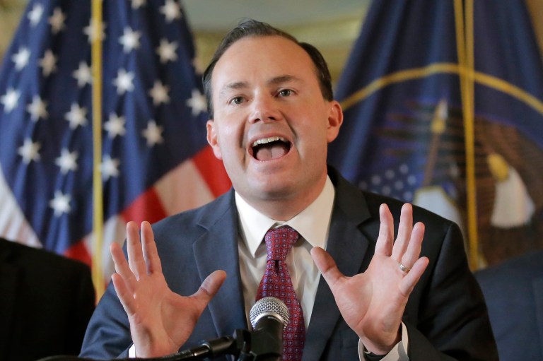 Sen. Mike Lee, R-Utah, said on Thursday that he would accept a potential nomination if President-elect Trump named him to the land's highest court. (AP Photo/Rick Bowmer)