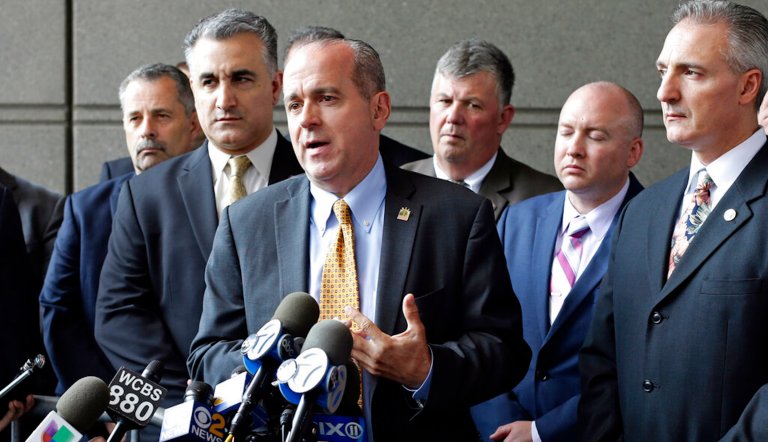 Former police union chief charged with defrauding group’s members