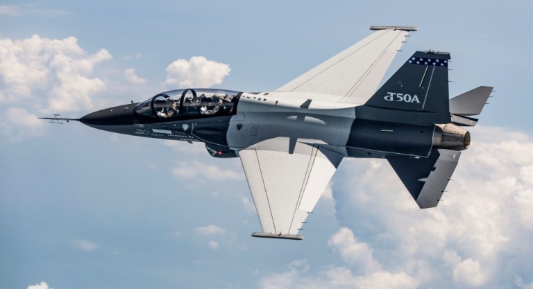 Lockheed Martin plans to bid the T-50A, built with Korea Aerospace Industries, for the Air Force's T-X trainer contract. (Lockheed Martin photo)