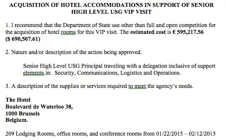 Biden in Belgium: $690K for Hotel, $372K for Vehicles