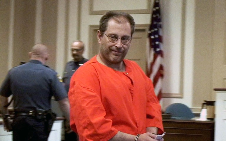 In this May 18, 2010 photo, alleged mobster Nicodemo S. Scarfo appears in a courtroom in Morris County, N.J. Scarfo, the son of former Philadelphia Mafia leader Nicodemo D. Scarfo, was convicted Thursday, July 3, 2014, on multiple counts of federal fraud charges, including racketeering conspiracy, conspiracy to commit securities fraud and wire fraud. (AP Photo/Philadelphia Inquirer, Andy Ritchie)