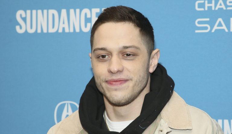 Pete Davidson poses at the premiere of the film "Big Time Adolescence" during the 2019 Sundance Film Festival.