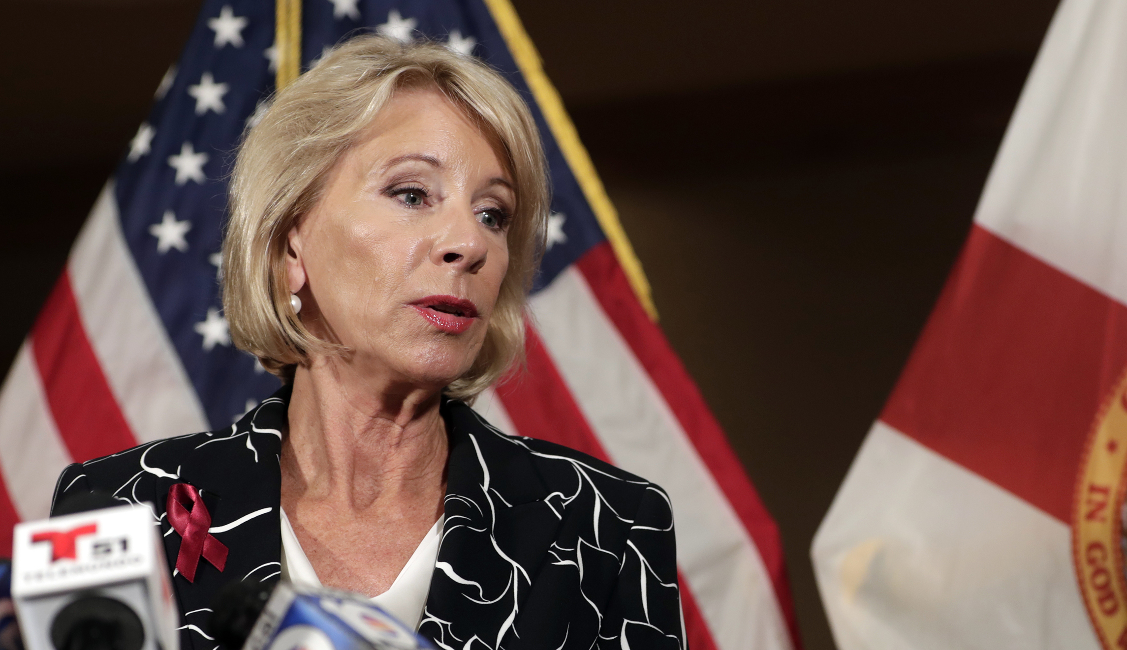 Betsy DeVos: Describing Trump’s plan as ‘arming teachers’ an ‘oversimplification and a mischaracterization’