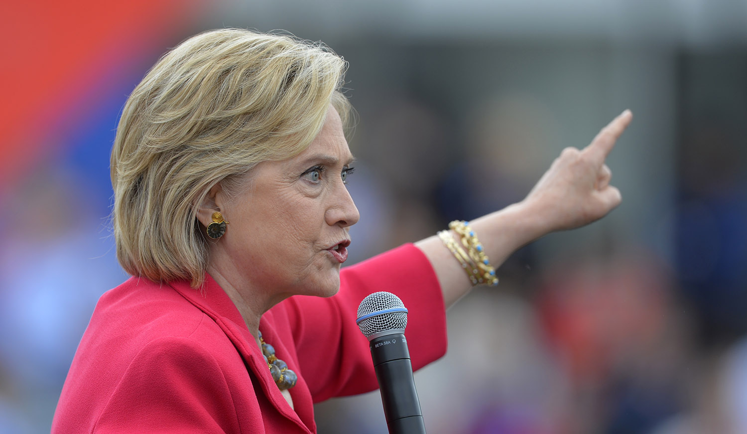 Clinton focuses on need to fight ‘international terror’