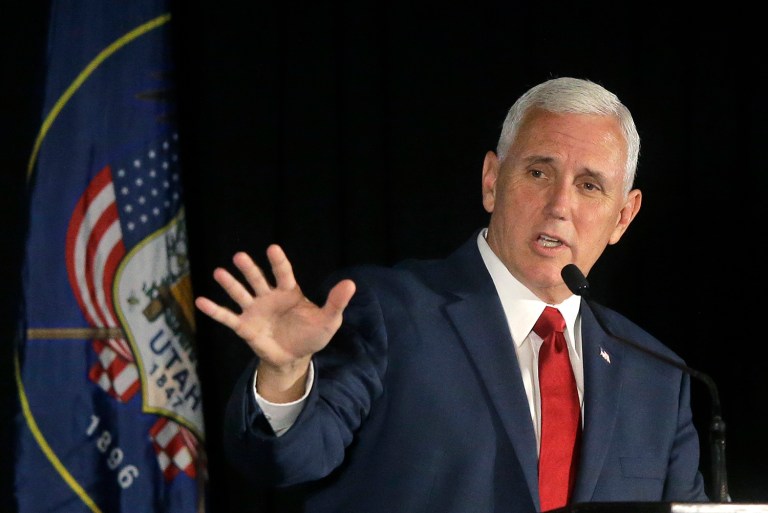 Republican vice presidential candidate Mike Pence said that Donald Trump will bring a lifetime of experience and preparation to the first presidential debate on Monday night (AP Photo/Rick Bowmer)