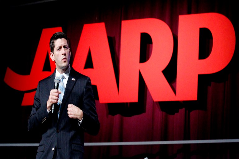 Seniors lobby says using per-capita funding could hurt low-income baby boomers therefore it is opposing the GOP Medicaid shakeup. (AP Photo/Bill Haber, File)