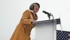 Trump taunts Amy Klobuchar for talking global warming in ‘virtual blizzard’