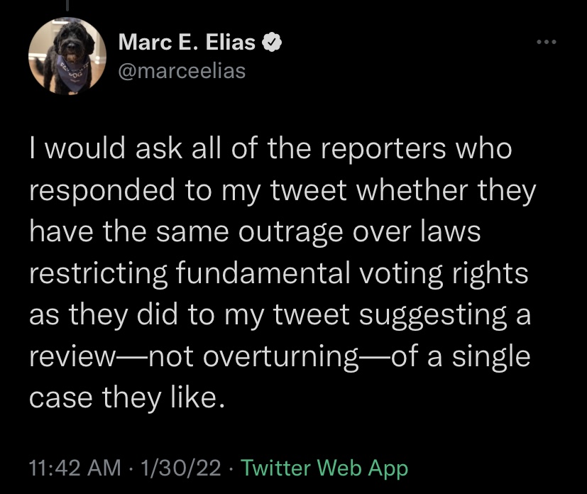 Elias Deleted Tweet Five