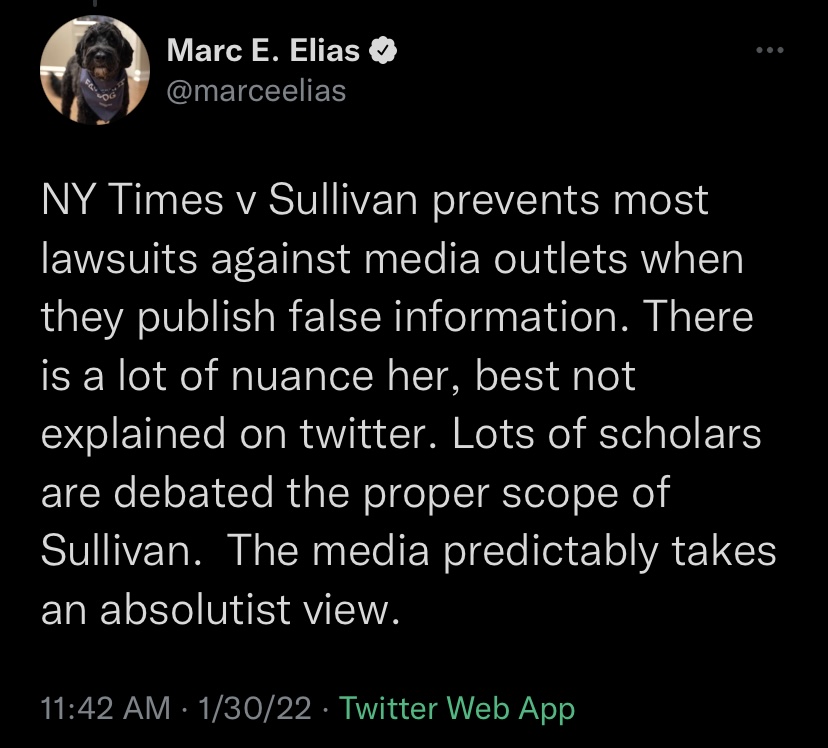 Elias Deleted Tweet Three