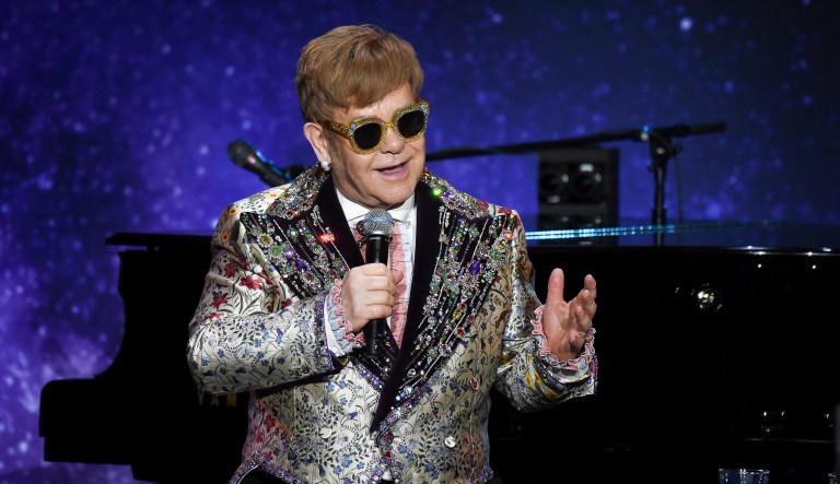 Singer Elton John announces final world tour at Gotham Hall on Wednesday, Jan. 24, 2018, in New York.