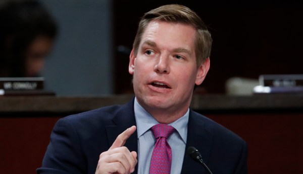 Eric Swalwell compares Trump to Osama bin Laden