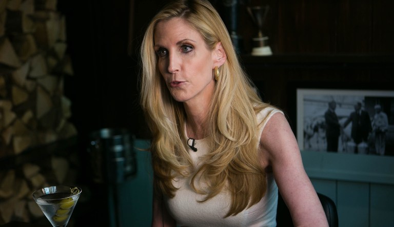 Ann Hart Coulter, American conservative social and political commentator, writer, syndicated columnist, and lawyer.