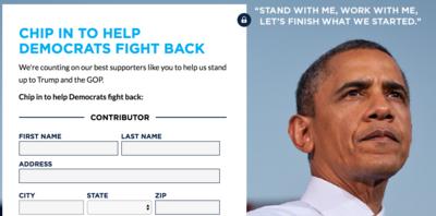Obama raising war chest to ‘fight’ Trump