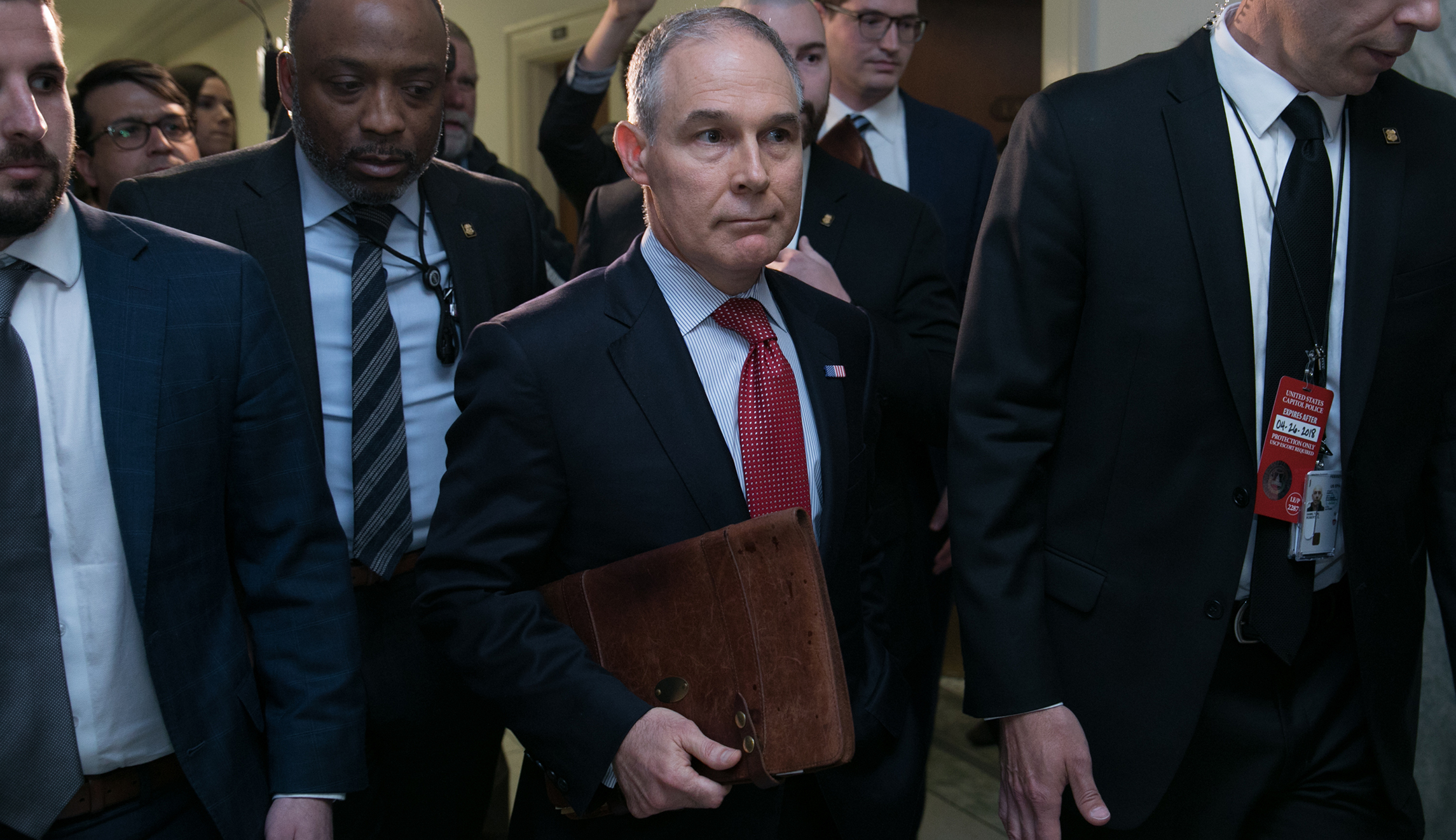 Two EPA officials close to Scott Pruitt resign under scrutiny