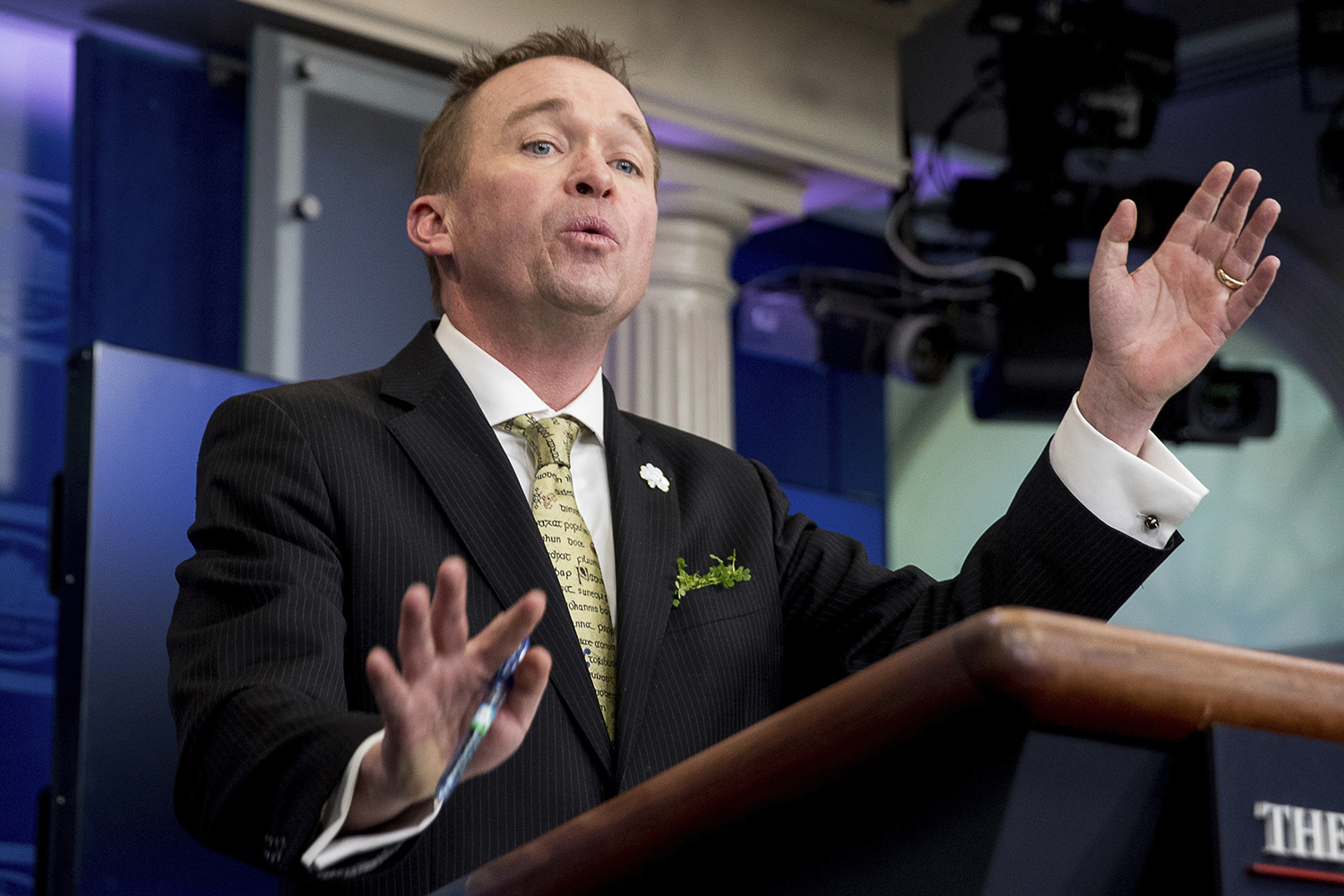 Trump’s campaign debt promise was ‘hyperbole,’ budget director acknowledges