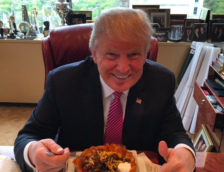 Many of Trump's statements on the campaign trail sent the internet into a frenzy, but this particular post stands out as one of the most memorable. (Twitter)