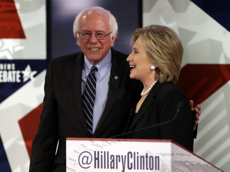 Sanders dismissed questions about Hillary Clinton's private emails as 
