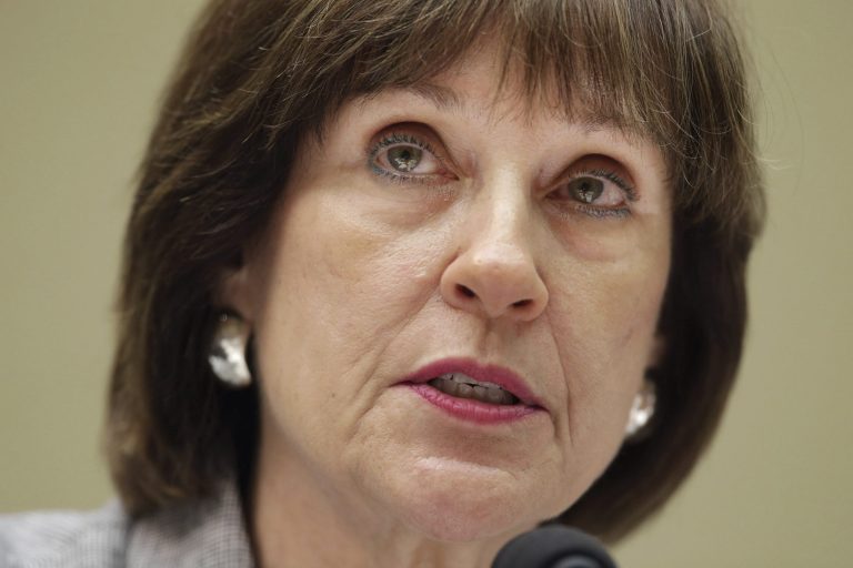 Internal Revenue Service Director of Exempt Organizations Lois Lerner makes a statement during a hearing of the House Oversight and Government Reform Committee before refusing to testify to the committee May 22, 2013 in Washington, D.C. (Photo by Chip Somodevilla/Getty Images)