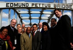 Cantor marches into civil rights history