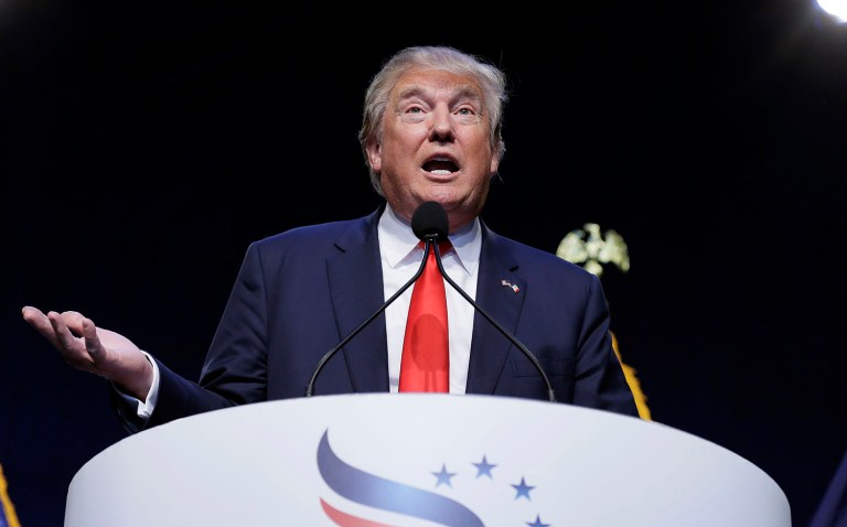 When Trump's campaign finances were released late Monday, many commented that his paltry level of cash on hand was similar to a mid-level congressional campaign. (AP Photo/Charlie Neibergall, File)