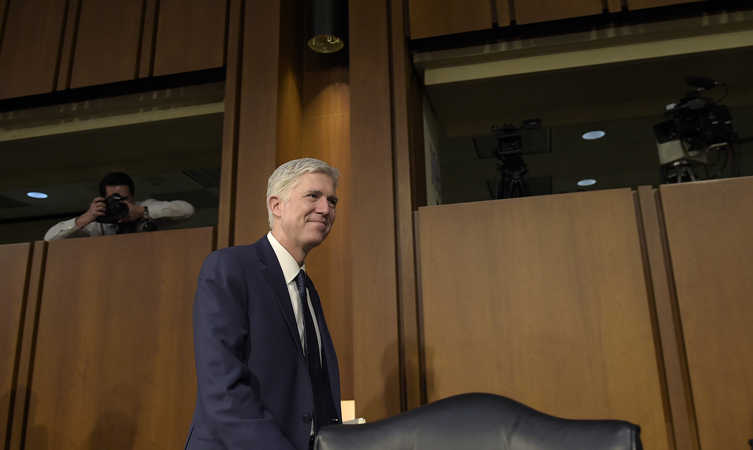 Gorsuch did not hold back in first day of arguments, with one big exception