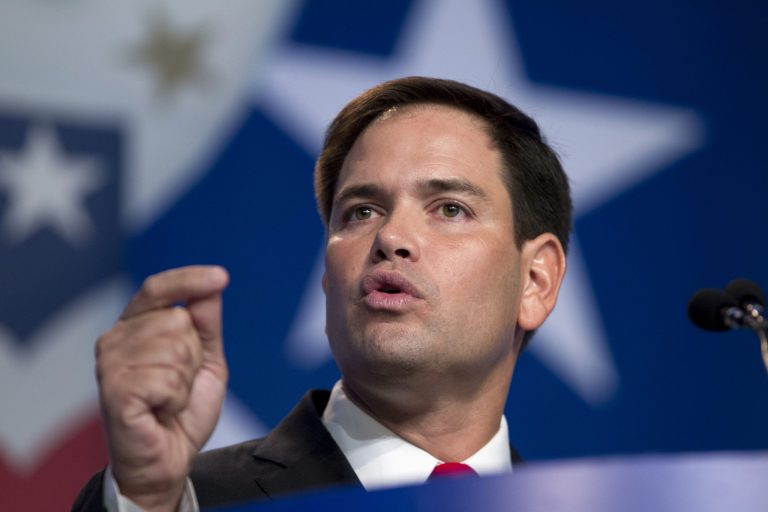 Sen. Marco Rubio, R-Fla., hopes to convert Democratic frustration with President Obama's negotiating position regarding Iran into a congressional resolution that would prevent the White House team from easing sanctions on the Islamic regime.ÃÂ (AP Photo/Jose Luis Magana)