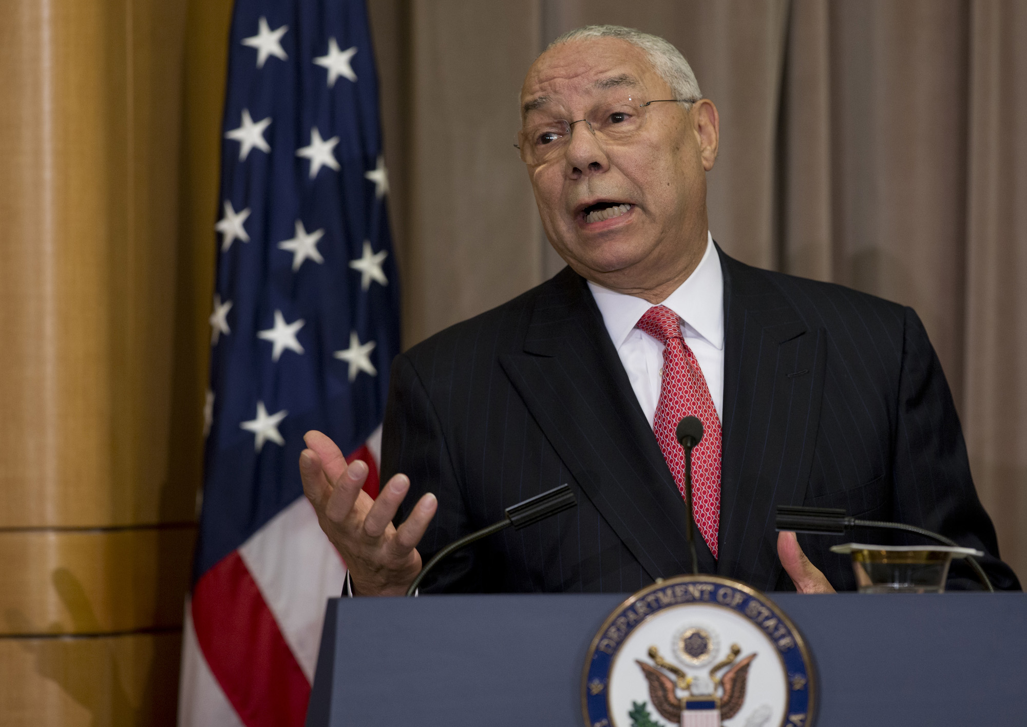 Powell says his email use was ‘a lot different’ than Clinton’s