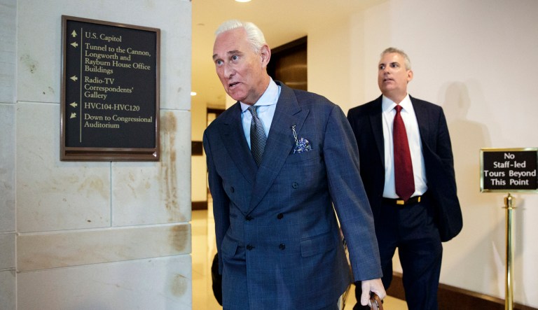 Trump and Bannon have been cast into a feud over excerpts from an upcoming tell-all book about Trump's first year in office. (AP Photo/J. Scott Applewhite)